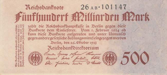 500 Milliarden Mark